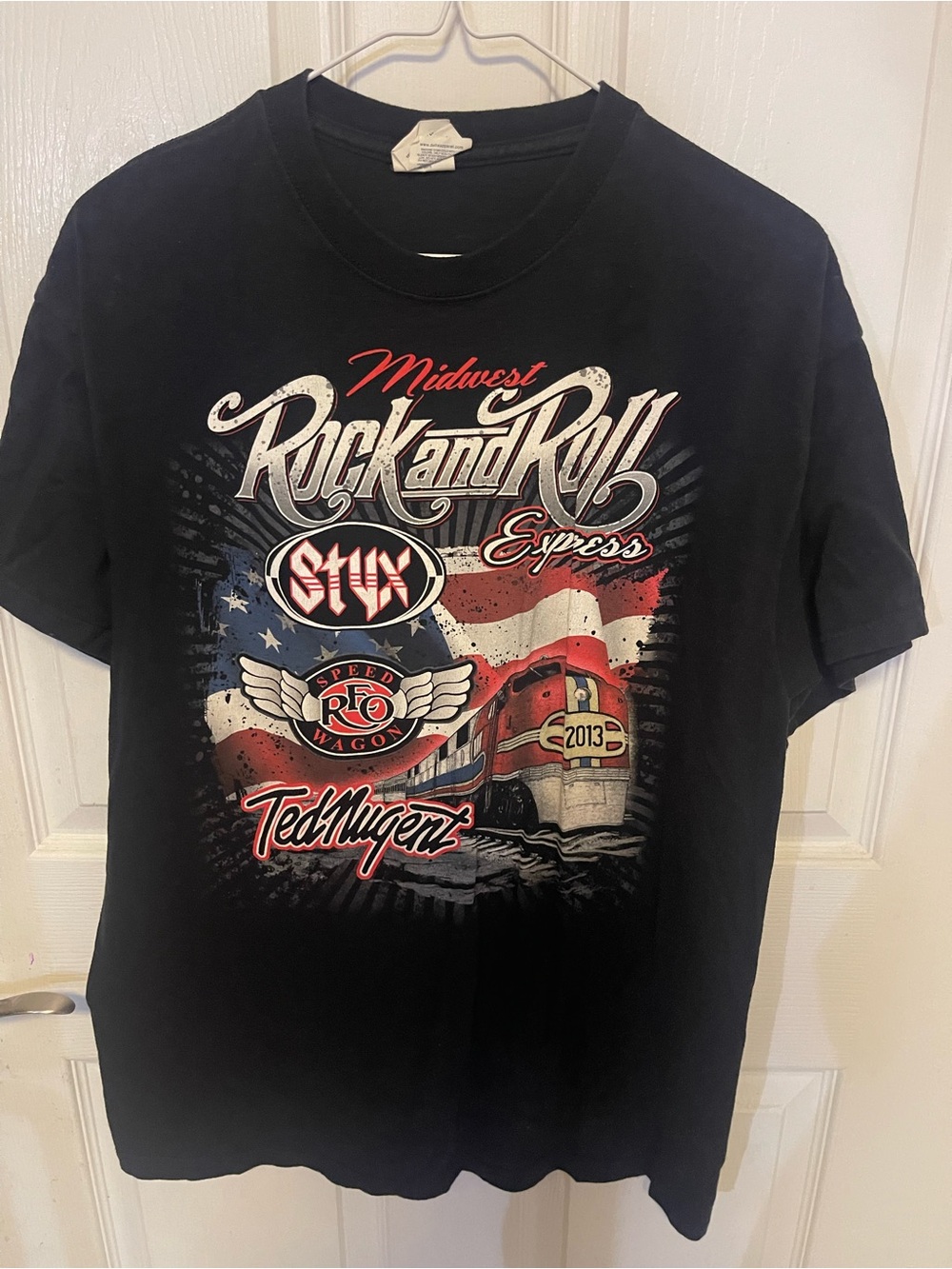 Midwest Rock and Roll Express 2013 Black Graphic Tee